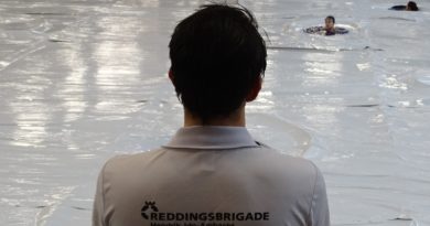 Toezicht tijdens het wakzwemmen, georganiseerd door Reddingsbrigade Hendrik-Ido-Ambacht